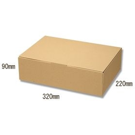 【10枚】ナチュラルボックス ECO・Z-7 内寸法:220×320×高90mm