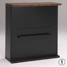 バルブ バーカウンター ブラック