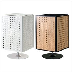 卓上4面回転有孔パネル什器〔ストエキオリジナル〕