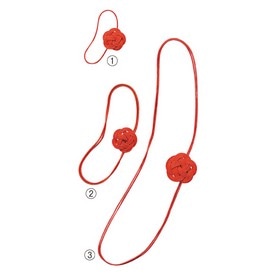 【10個】ヘッズ 梅ゴムタッグ 和風水引ゴム