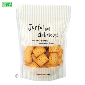 ジップ付きスタンドバッグ