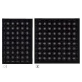 有孔ボード スリット取付 ブラック〔ストエキオリジナル〕