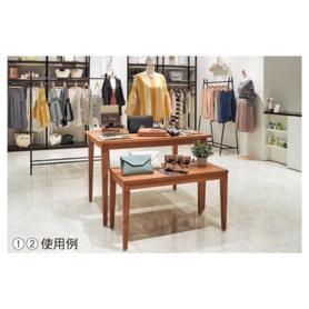 木製テーブル テーパー脚 ブラウン〔ストエキオリジナル〕