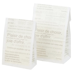 ヘッズ 角底袋 カフェオレ 紙袋