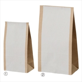 ヘッズ シンプルクオリティ ペーパーバッグ 角底 紙袋 