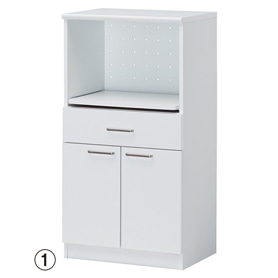 白井産業 モデレオ スライド付き食器棚