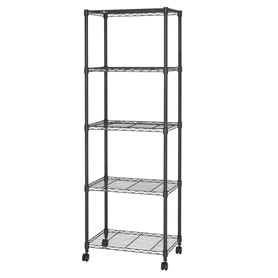 ルミナス ノワールフリーラック 奥行40cmタイプ 5段