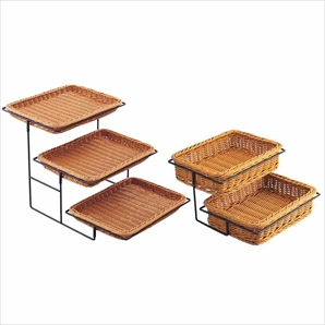 PP製角型バスケット用スタンド〔ストエキオリジナル〕