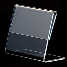 透明アクリルL型ショーカード立て〔ストエキオリジナル〕