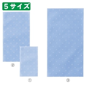 不織布ギフトバッグ キラキラ パステルブルー