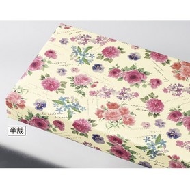ヘッズ フレンチエレガンスフルール包装紙 半裁