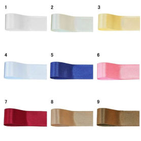 青山リボン サテンリボン コルダサテン 片面 25mm×45m