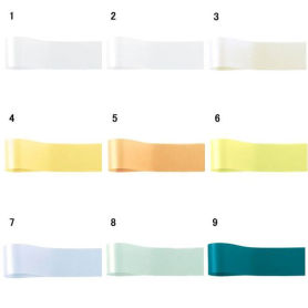 青山リボン サテンリボン ニューフローラルサテン 片面 13mm幅×92m