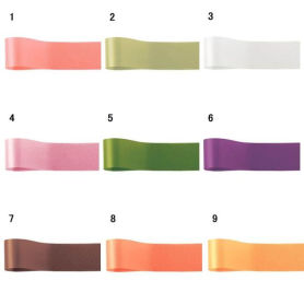 青山リボン サテンリボン ニューフローラルサテン 片面 22mm幅×92m 