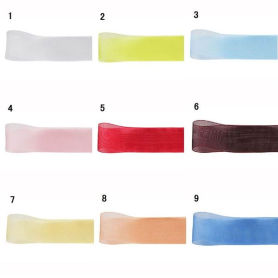 青山リボン オーガンジーネオ 6mm幅×30m