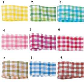 青山リボン キャンディチェック 16mm幅×25m 