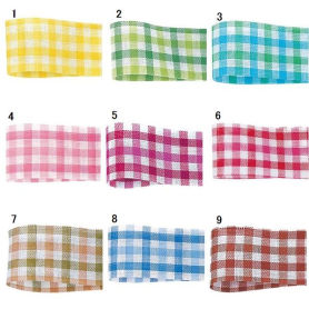 青山リボン キャンディチェック 22mm幅×25m 