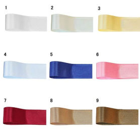 青山リボン サテンリボン コルダサテン 片面 15mm幅×45m 