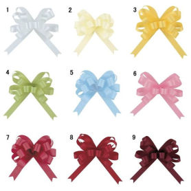 【50枚】13mm幅 青山リボン ループボウ カスタムサテン