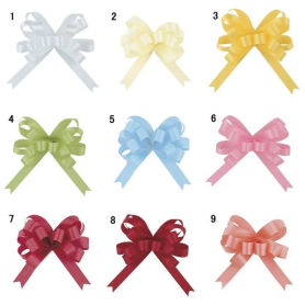 【50枚】16mm幅 青山リボン ループボウ カスタムサテン