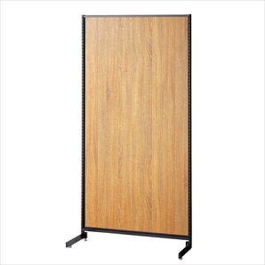 SF90中央片面タイプ 高さ180cm ブラック〔ストエキオリジナル〕