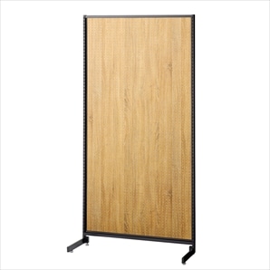 SF90中央片面タイプ 高さ180cm ブラック〔ストエキオリジナル〕