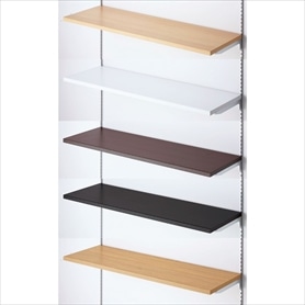 木棚 幅120×奥行30cm クロームブラケットセット〔ストエキオリジナル〕