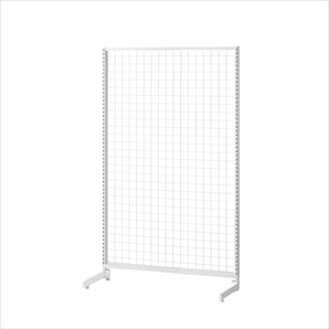 SF90中央片面タイプ 高さ150cm ホワイト〔ストエキオリジナル〕