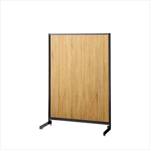 SF90中央片面タイプ 高さ135cm ブラック〔ストエキオリジナル〕