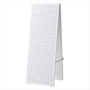 A型両面有孔ボードスタンド ホワイト〔ストエキオリジナル〕