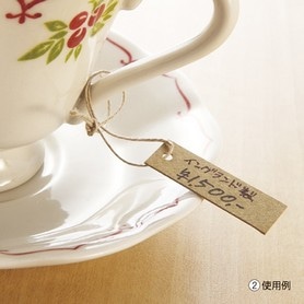 【100枚】さげ札ミニパック(色糸付き)