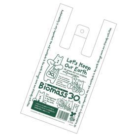 【無料配布可】ヘッズ エコクマPEバッグ レジ袋 バイオマス30%配合