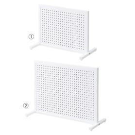 卓上両面有孔パネルスタンド ホワイト〔ストエキオリジナル〕