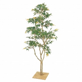 人工樹木 もみじ板付き青葉 フェイクグリーン 130cm 1台