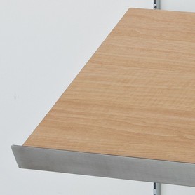 傾斜メラミン木棚セット 幅120×奥行40cm〔ストエキオリジナル〕