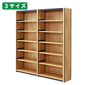 TW メラミン木棚5段セット 幅90cm 連結〔ストエキオリジナル〕