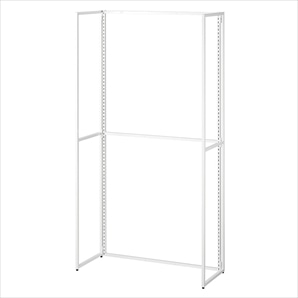 折りたたみスリット什器 片面 ホワイト〔ストエキオリジナル〕