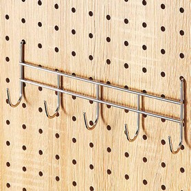 有孔ボード用5連Jフック