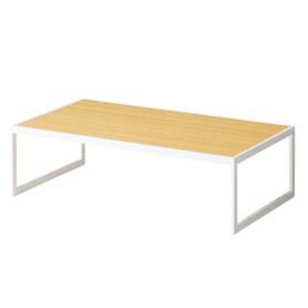 ステップテーブル用上置き台 奥行50cm ホワイト〔ストエキオリジナル〕