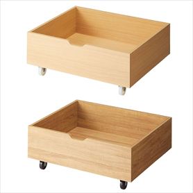 ステップテーブル用木製収納ボックス〔ストエキオリジナル〕