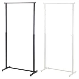 オーバーハングタイプ ハンガーラック 幅90cm 角パイプ〔ストエキオリジナル〕