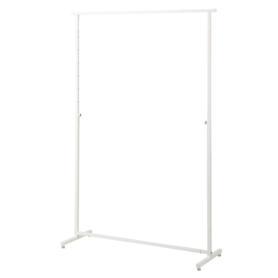 オーバーハングタイプ ハンガーラック 幅120cm 角パイプ〔ストエキオリジナル〕