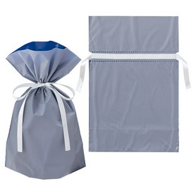 【20枚】 フロストリボン付きギフトバッグ ネイビー