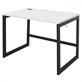 リスムデスク 2ヶ口コンセント付き 奥行70cm ブラック脚