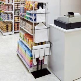 レジ袋スタンド什器用オプション〔ストエキオリジナル〕
