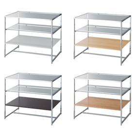 3段テーブル クローム脚〔ストエキオリジナル〕