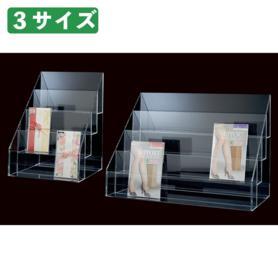 透明アクリル4段ディスプレイ