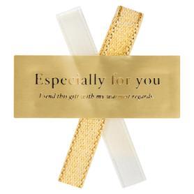 リボン付きシール