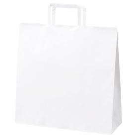 HEIKO チャームバッグ 手提げ紙袋 平ひも ローコストタイプ 白無地