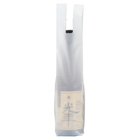  イージーバッグ アルコール飲料用 リカー用レジ袋 白無地 PEバッグ ハードタイプ 一升瓶 瓶ビール